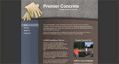 Desktop Screenshot of premierconcrete.net