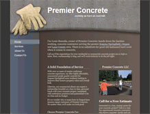 Tablet Screenshot of premierconcrete.net